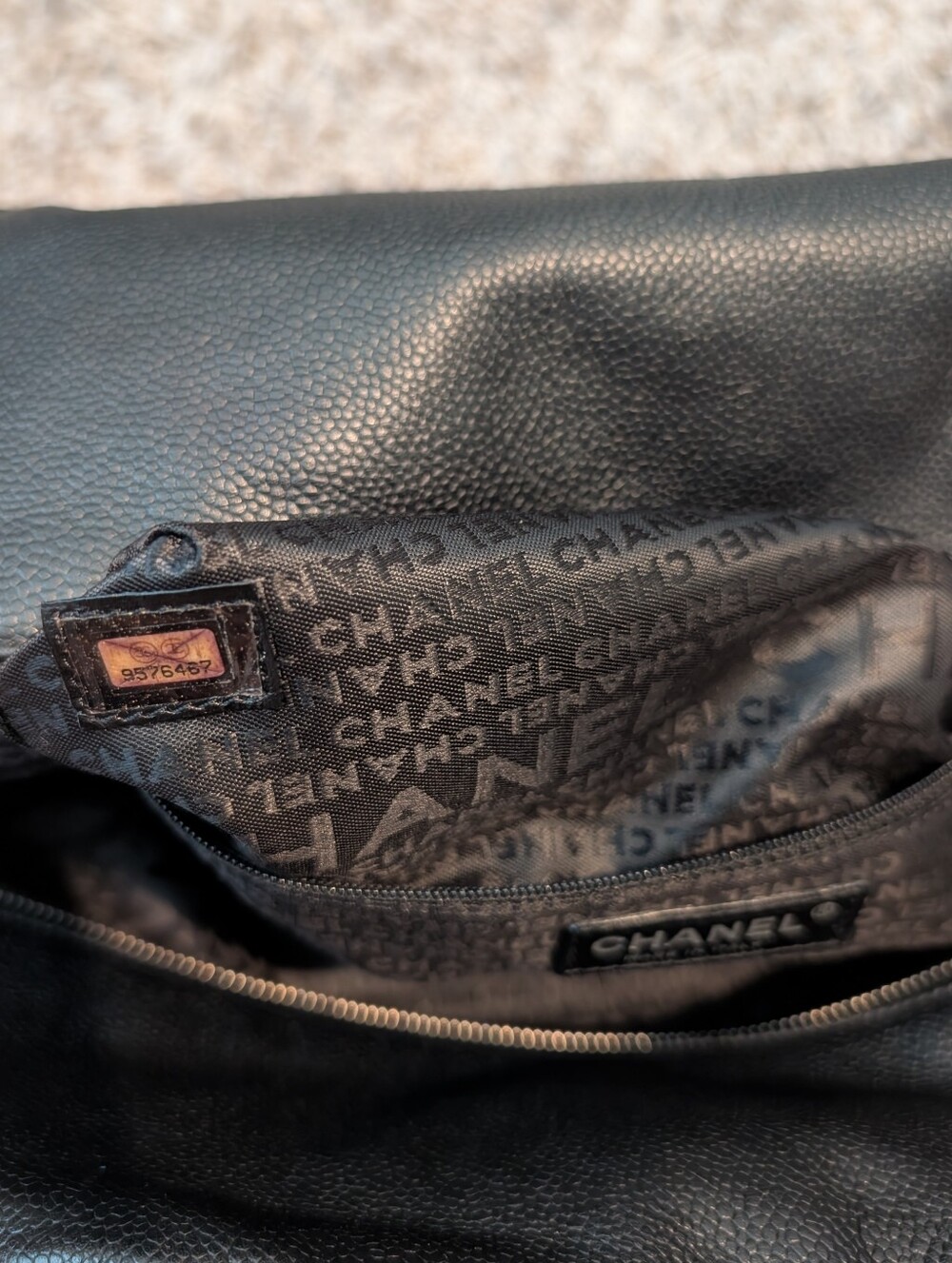 Authentic Chanel Black Perforated Leather CC Handle Bag - Picture 16 of 16